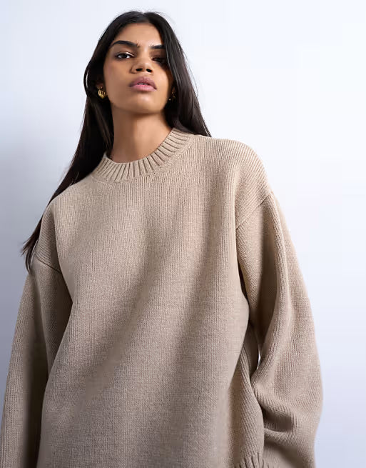 Beige Knit Sweater
