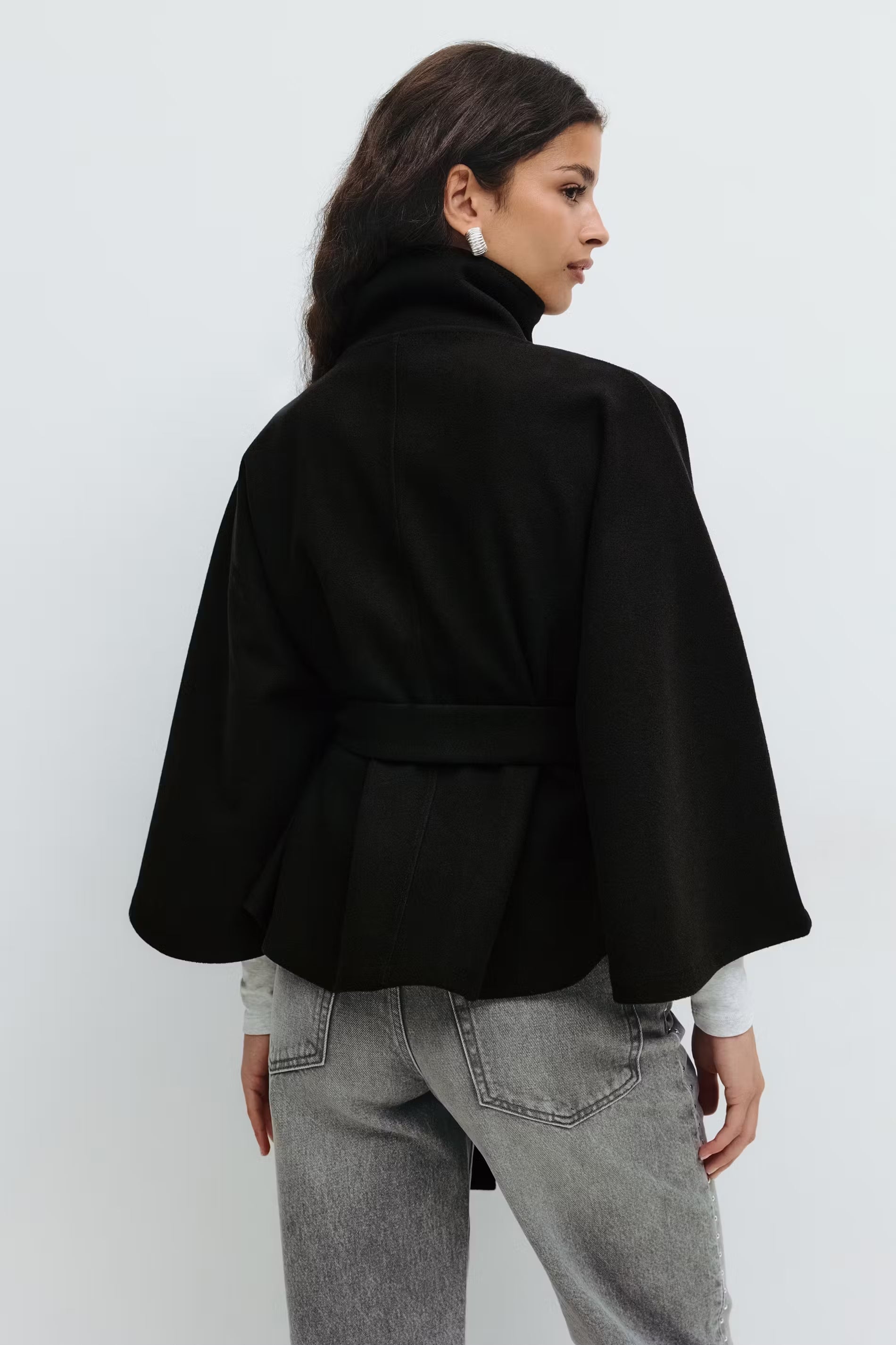 Oversized Batwing Poncho