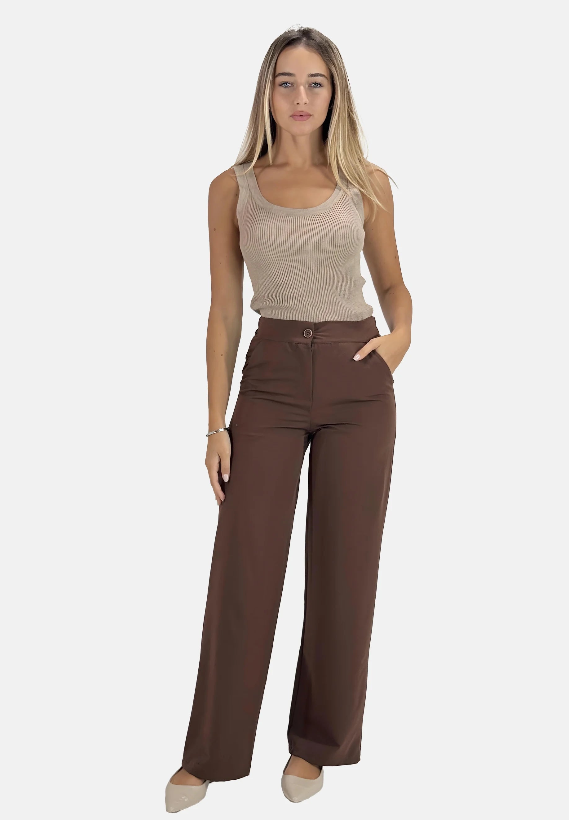 Women's Brown Trousers