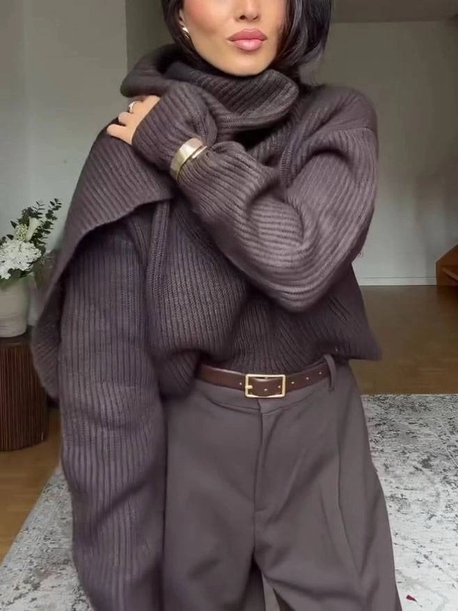 Elegant Sequin Knit scarf