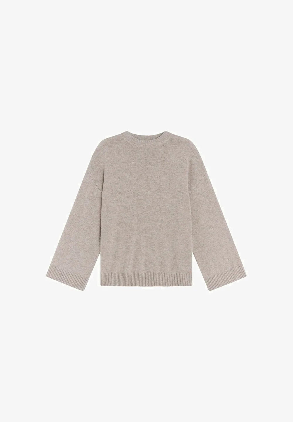 Beige Melange Sweater