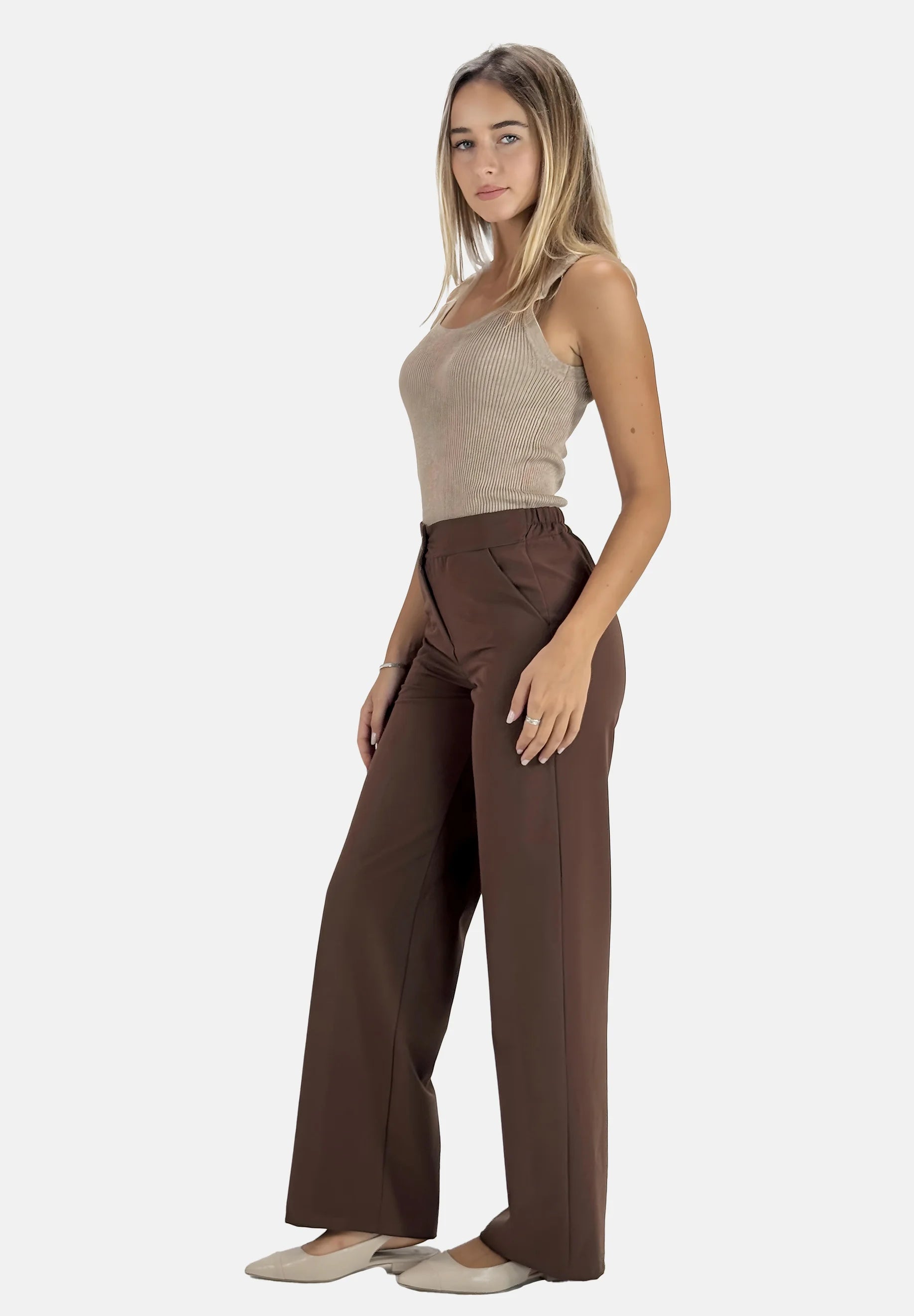 Women's Brown Trousers