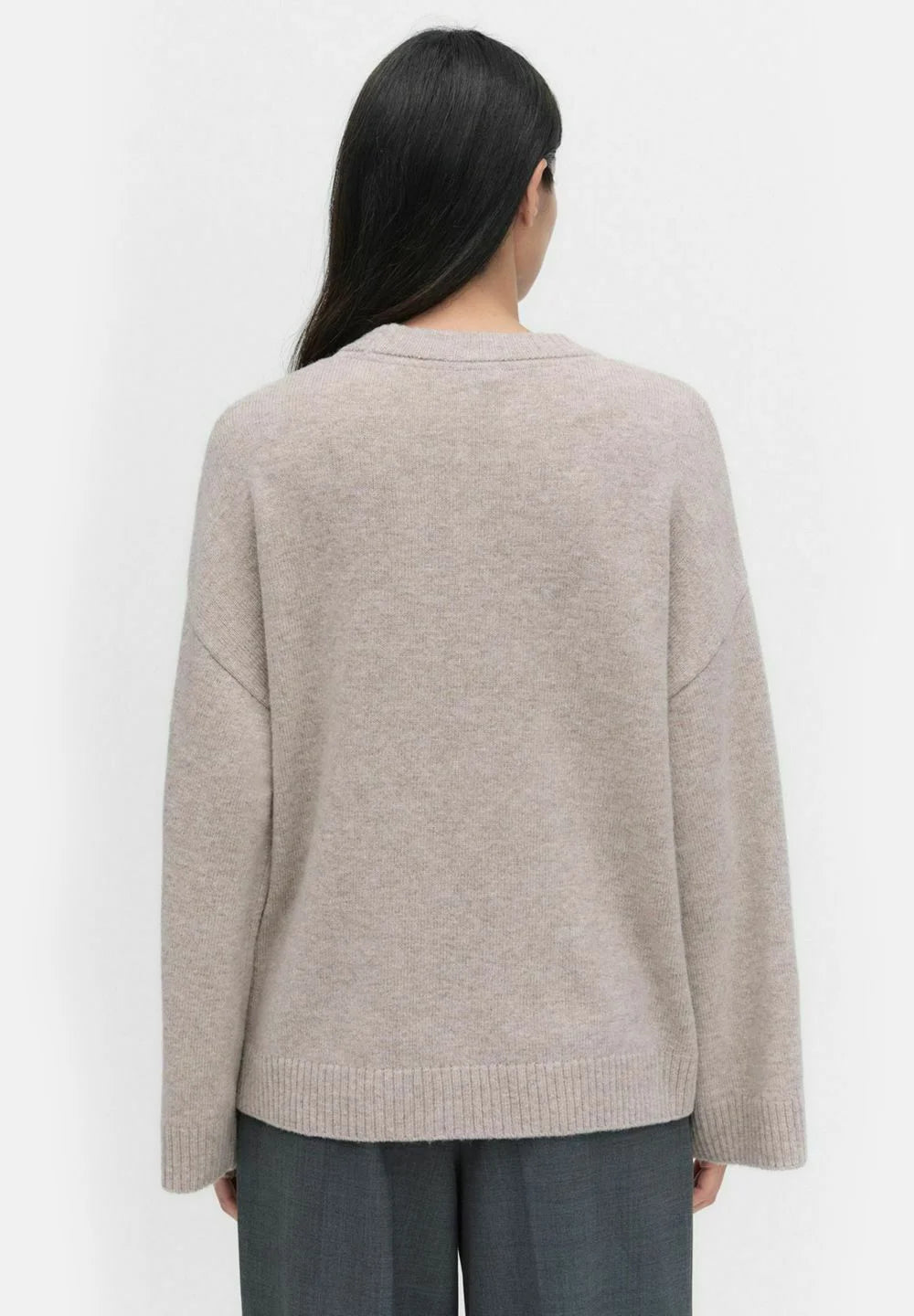 Beige Melange Sweater