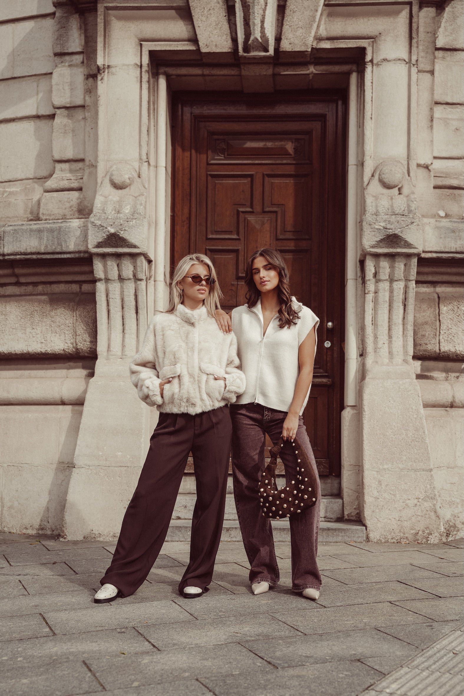 Brown Tailored Pants