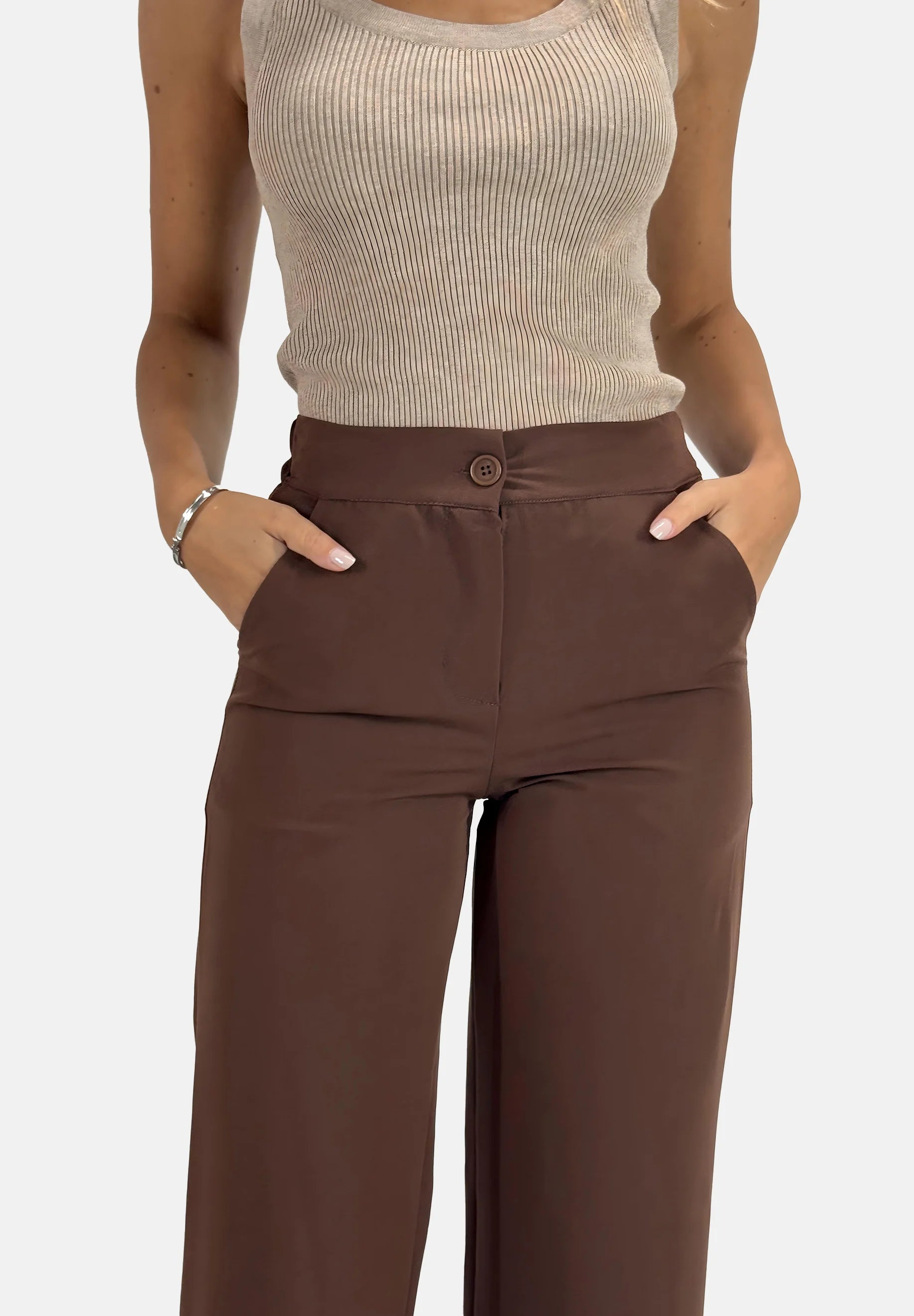 Women's Brown Trousers
